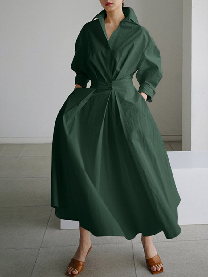A-Lijn Vintage-Inspirerende Jurk voor Dames | Lirene