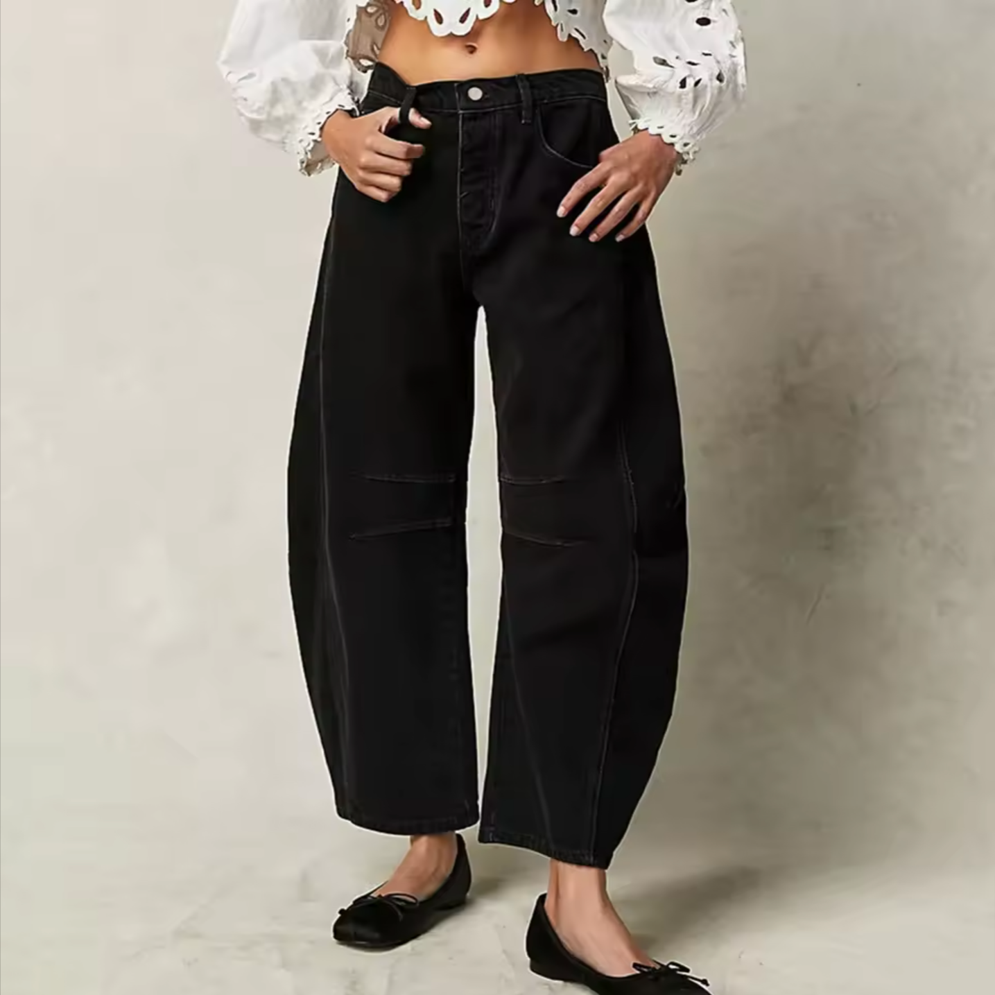 Barrel-Leg Jeans Voor Dames | Elizabeth