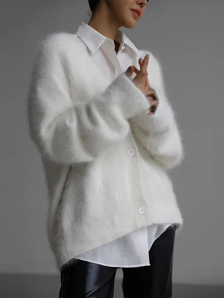 Casual Losvallende Cardigan Voor Dames | Pyra