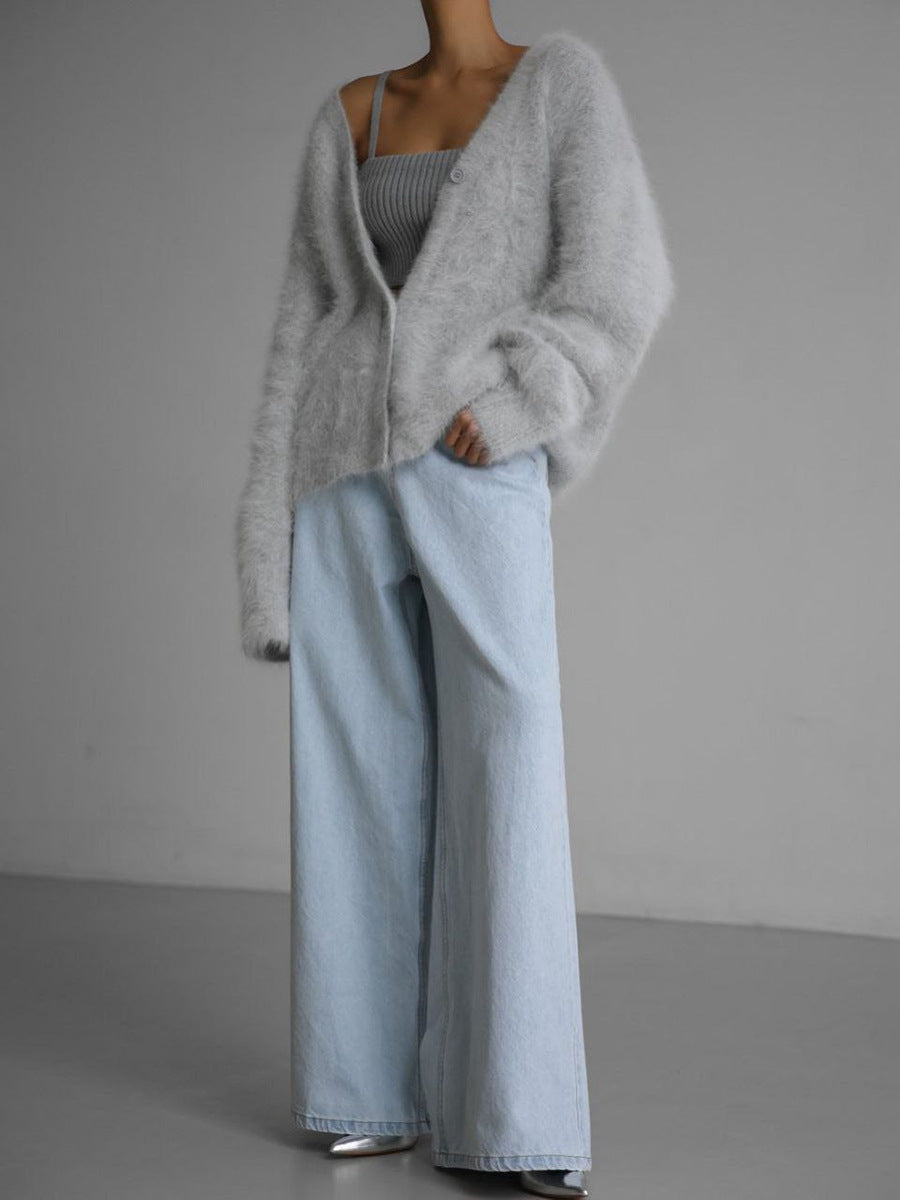 Casual Losvallende Cardigan Voor Dames | Pyra
