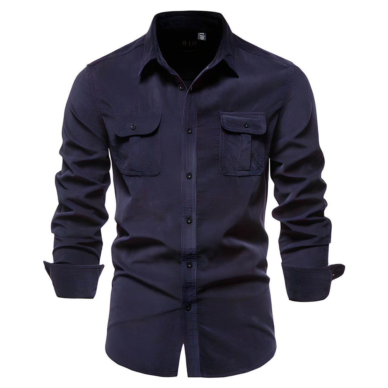 Casual Overhemd Stijlvol Comfortabel Voor Heren| Jorven Marineblauw