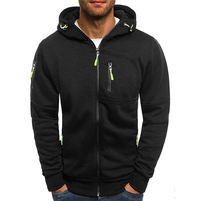 Comfortabele Hoodie voor Mannen | Noah Zwart