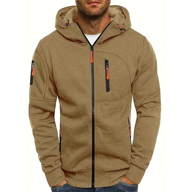 Comfortabele Hoodie voor Mannen | Noah Khaki
