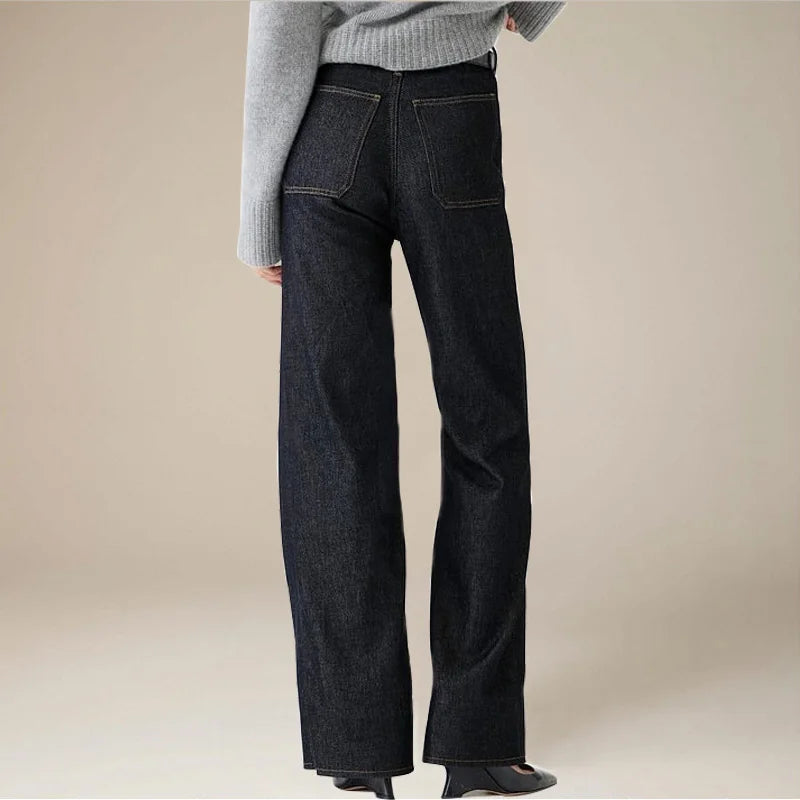 Denim Rechte Pijpen Broek Voor Dames | Jillian