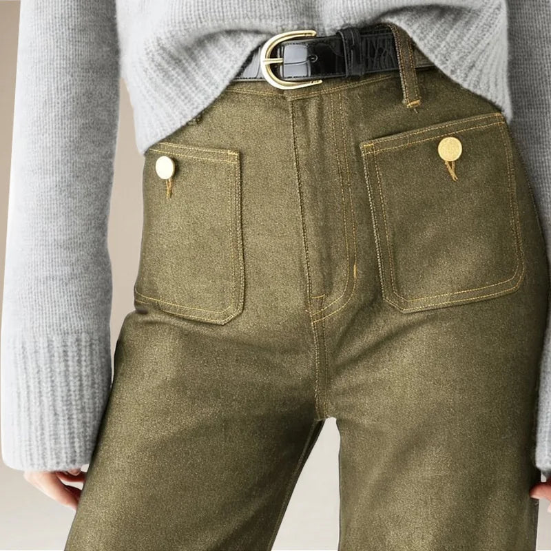 Denim Rechte Pijpen Broek Voor Dames | Jillian