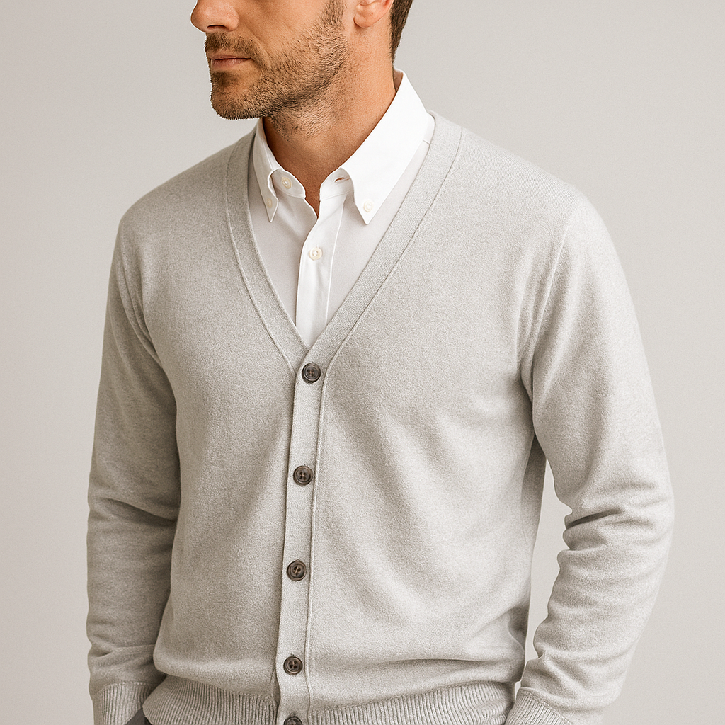 Gebreide V-Hals Trui voor Heren | Lucas