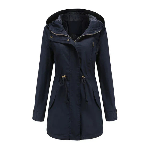 Hooded Jacket voor Dames | Emilia Marineblauw