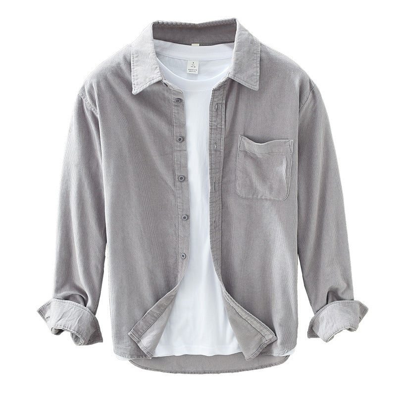 Retro Corduroy Overhemd voor Heren | Zyrus