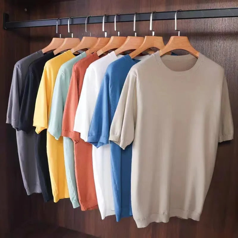 Stijlvol Gebreid T-shirt Voor Heren | William