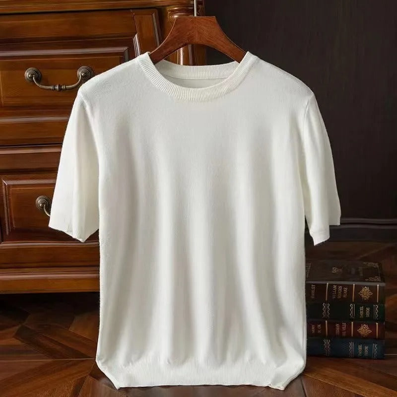 Stijlvol Gebreid T-shirt Voor Heren | William