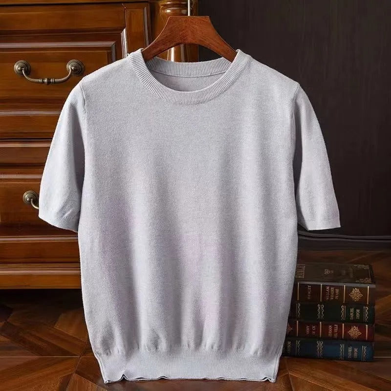 Stijlvol Gebreid T-shirt Voor Heren | William