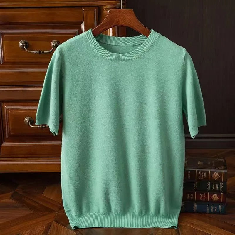 Stijlvol Gebreid T-shirt Voor Heren | William