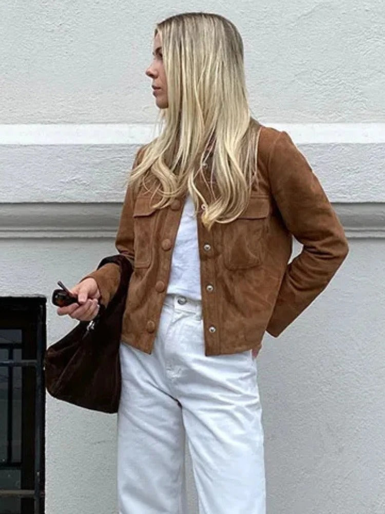 Suède Casual Jasje Voor Dames | Molly