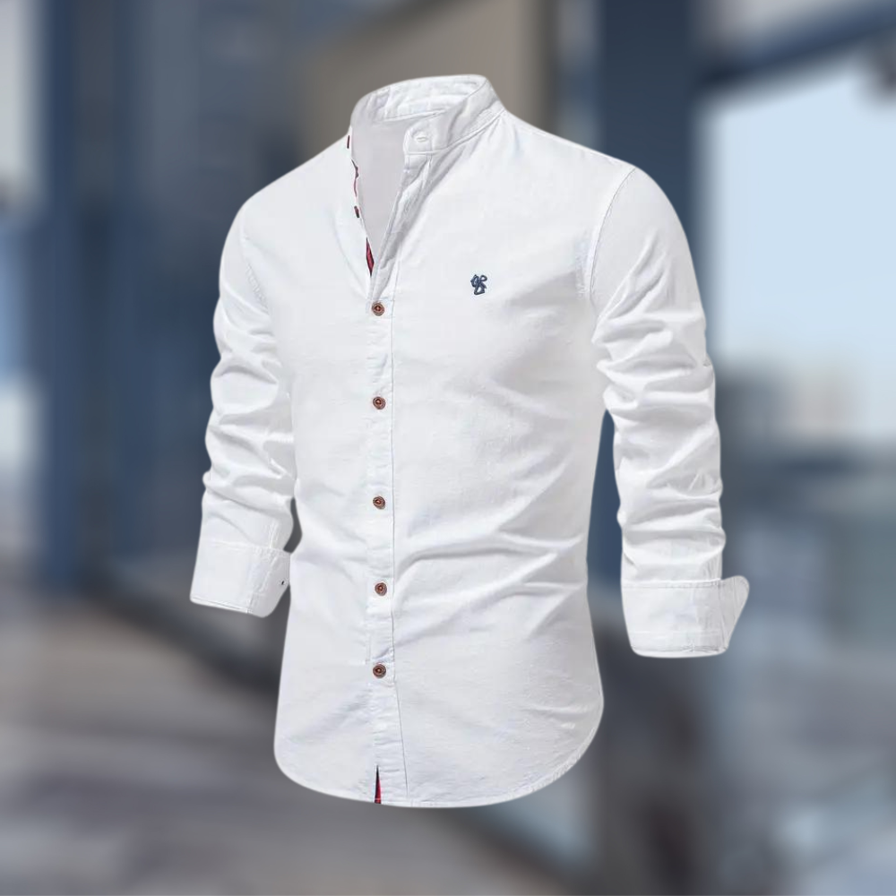 Trendy Poloshirt Met Lange Mouwen Voor Heren | Arthur