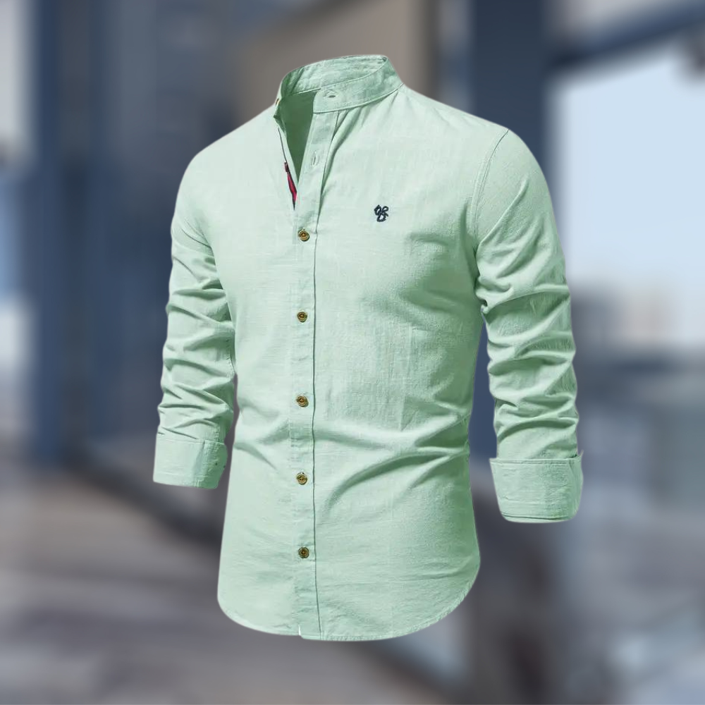 Trendy Poloshirt Met Lange Mouwen Voor Heren | Arthur