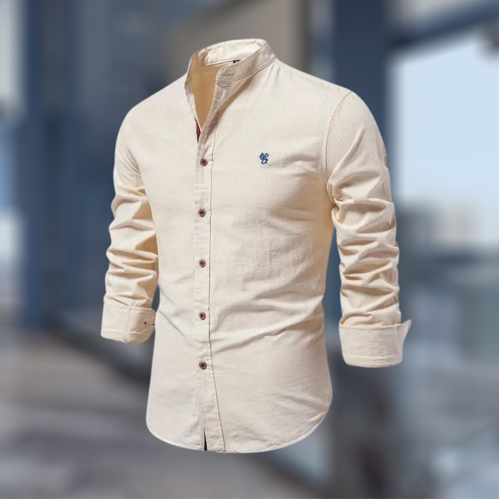 Trendy Poloshirt Met Lange Mouwen Voor Heren | Arthur