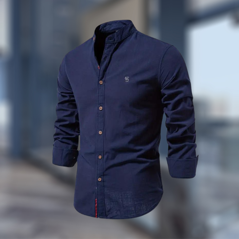 Trendy Poloshirt Met Lange Mouwen Voor Heren | Arthur