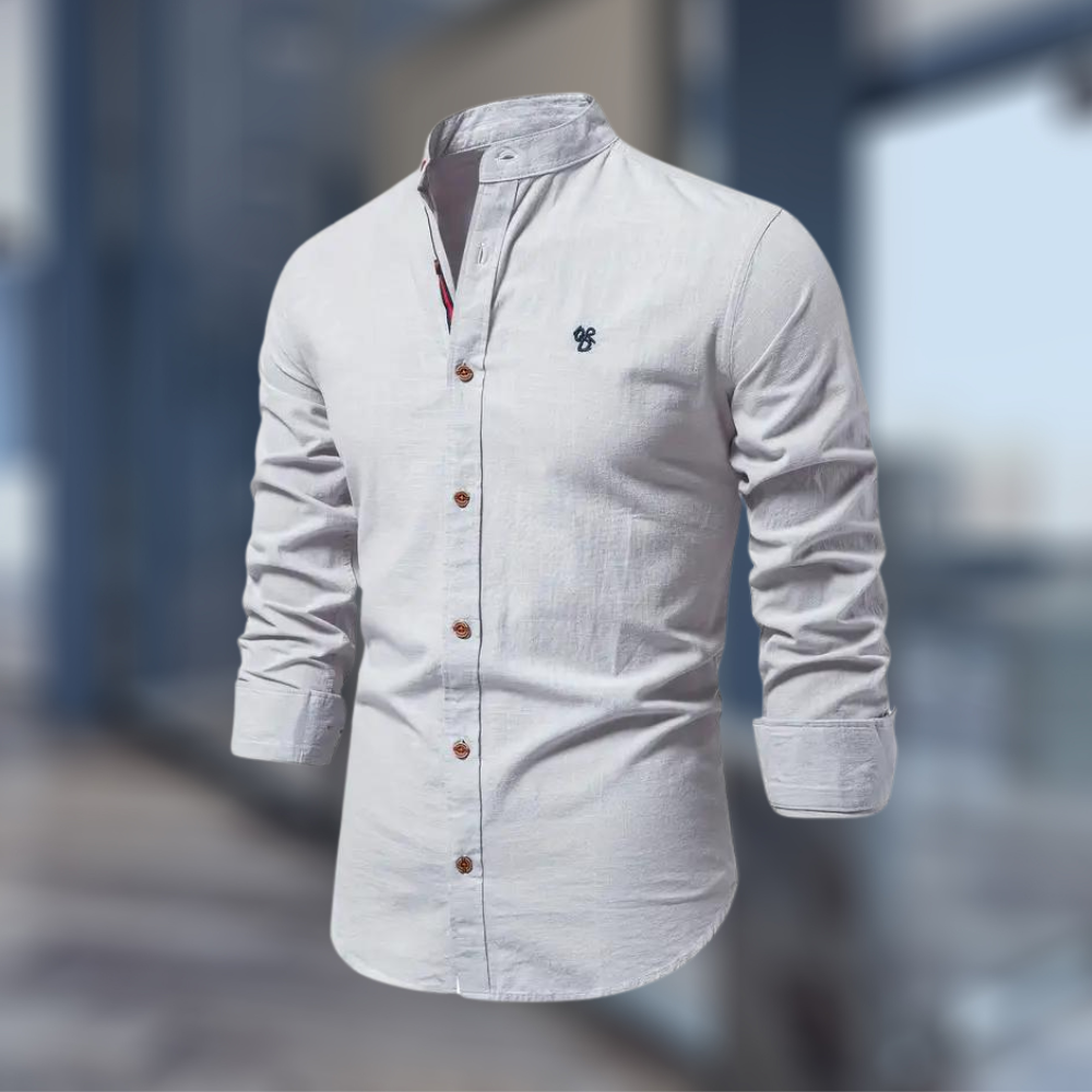 Trendy Poloshirt Met Lange Mouwen Voor Heren | Arthur