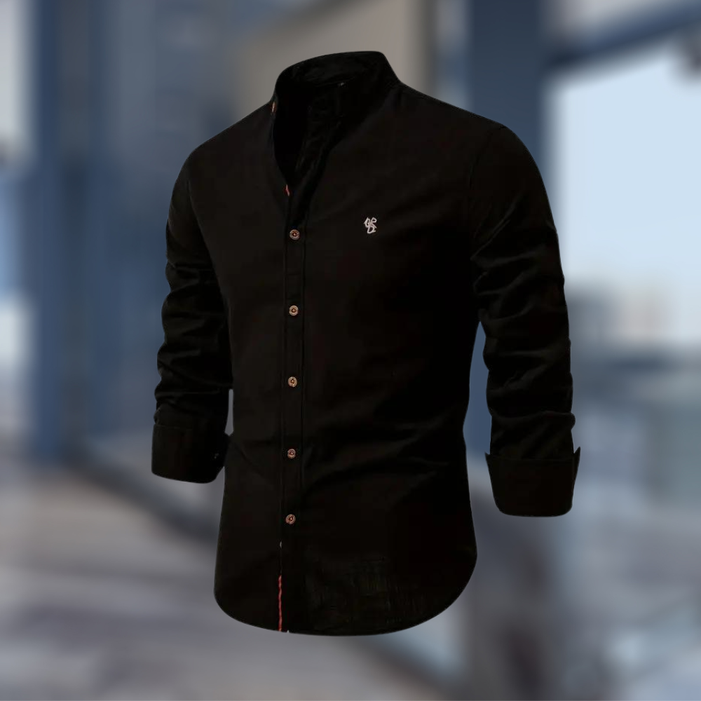 Trendy Poloshirt Met Lange Mouwen Voor Heren | Arthur