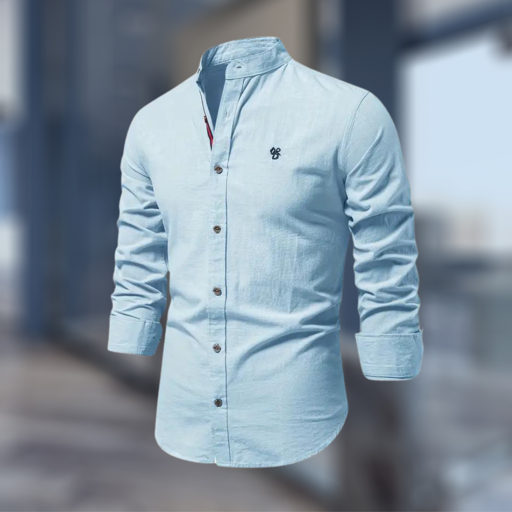 Trendy Poloshirt Met Lange Mouwen Voor Heren | Arthur