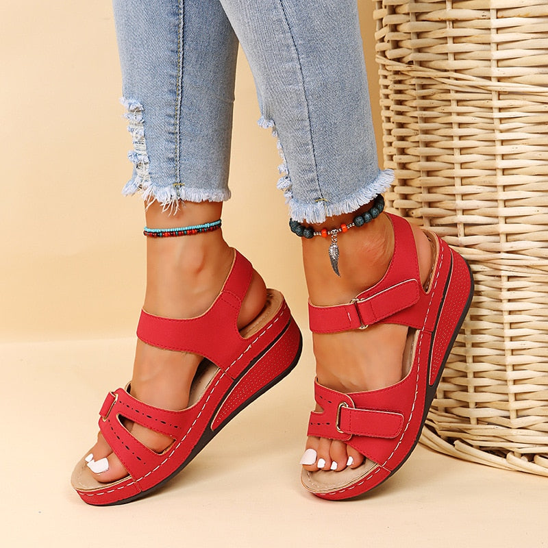 Verstelbare Sandalen met Dempende Zool voor Dames | Sofie