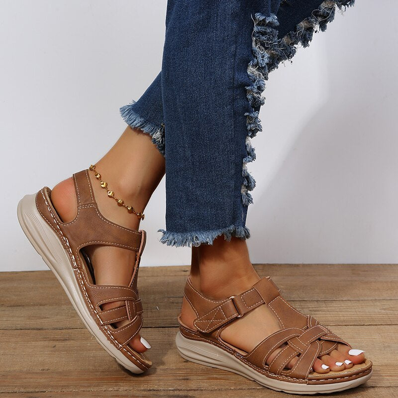 Wandelsandalen met Platformzool voor Dames | Tessa