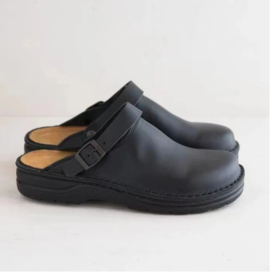 Comfortabele Orthopedische Slippers Voor Heren | Jorven Zwart