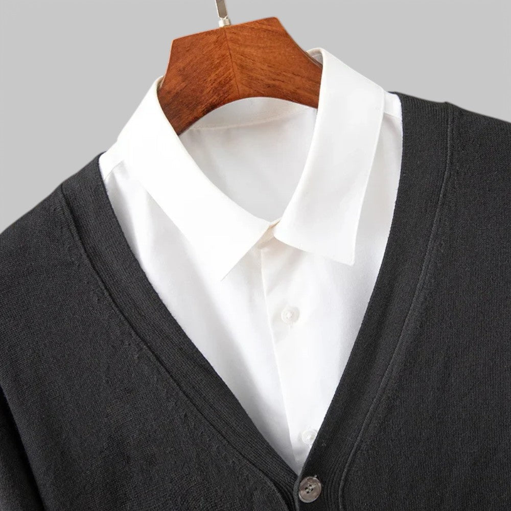 Gebreide V-Hals Trui voor Heren | Lucas