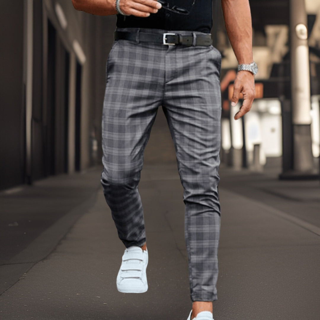 Geruite Chino Voor Heren | Jyro