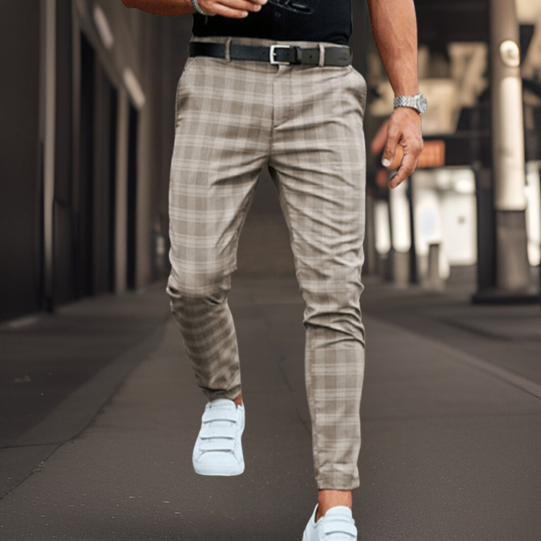 Geruite Chino Voor Heren | Jyro