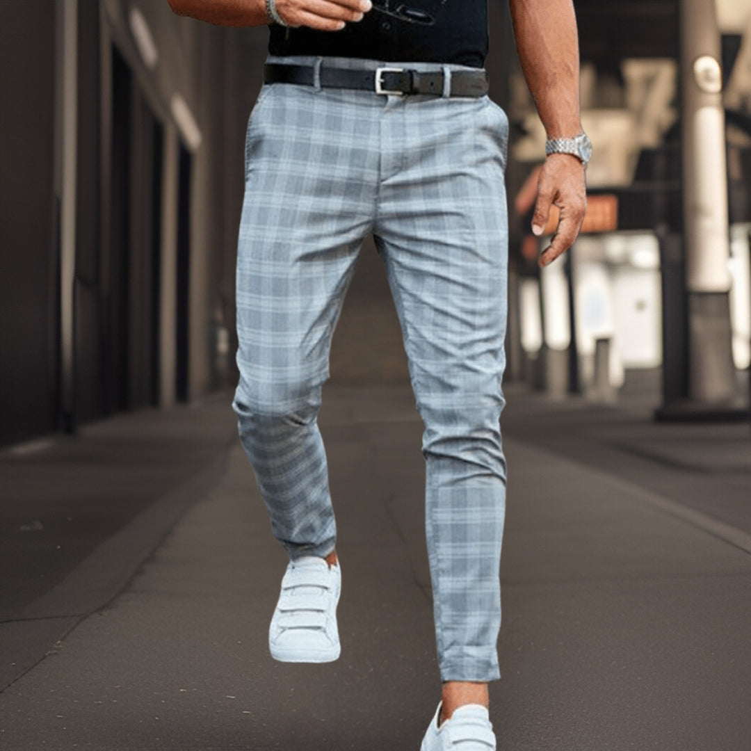 Geruite Chino Voor Heren | Jyro