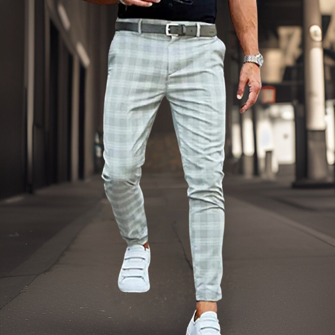 Geruite Chino Voor Heren | Jyro