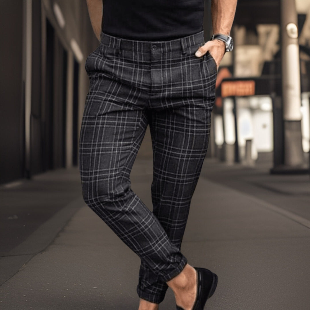 Geruite Chino Voor Heren | Jyro