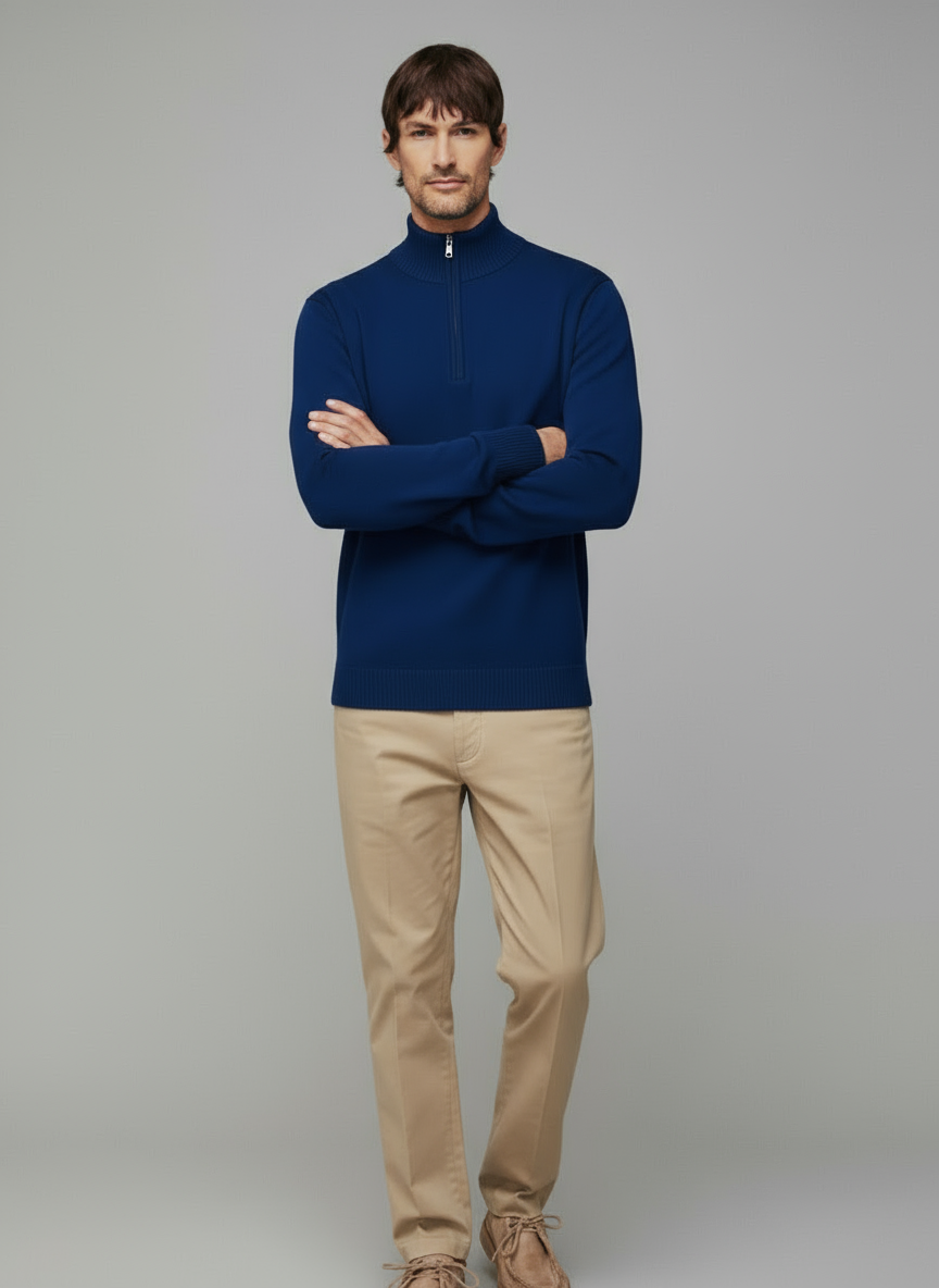 Herentrui met Kwartritskraag voor Heren | Dmitri