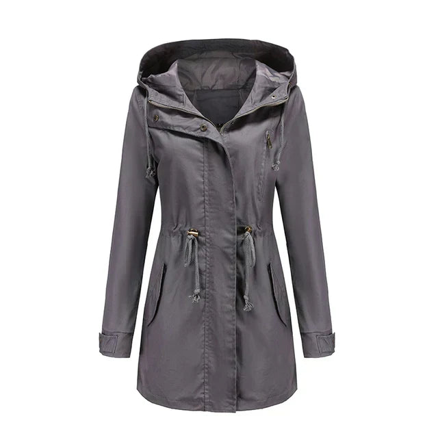 Hooded Jacket voor Dames | Emilia Grijs