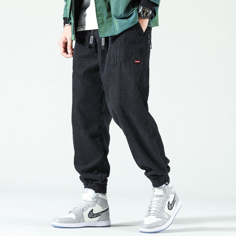 Losse Corduroy Broek voor Heren | Faleno