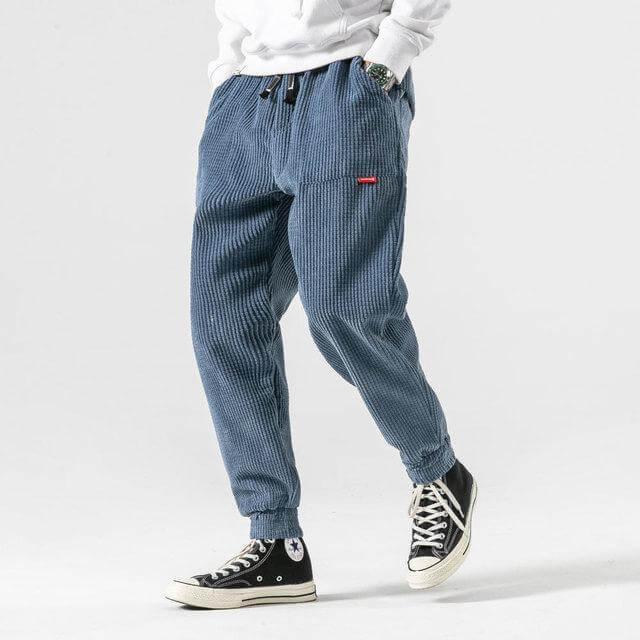 Losse Corduroy Broek voor Heren | Faleno