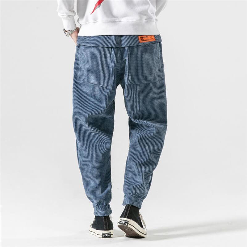 Losse Corduroy Broek voor Heren | Faleno