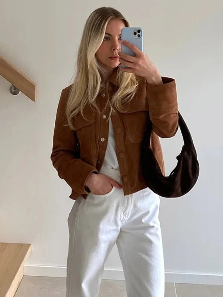 Suède Casual Jasje Voor Dames | Molly