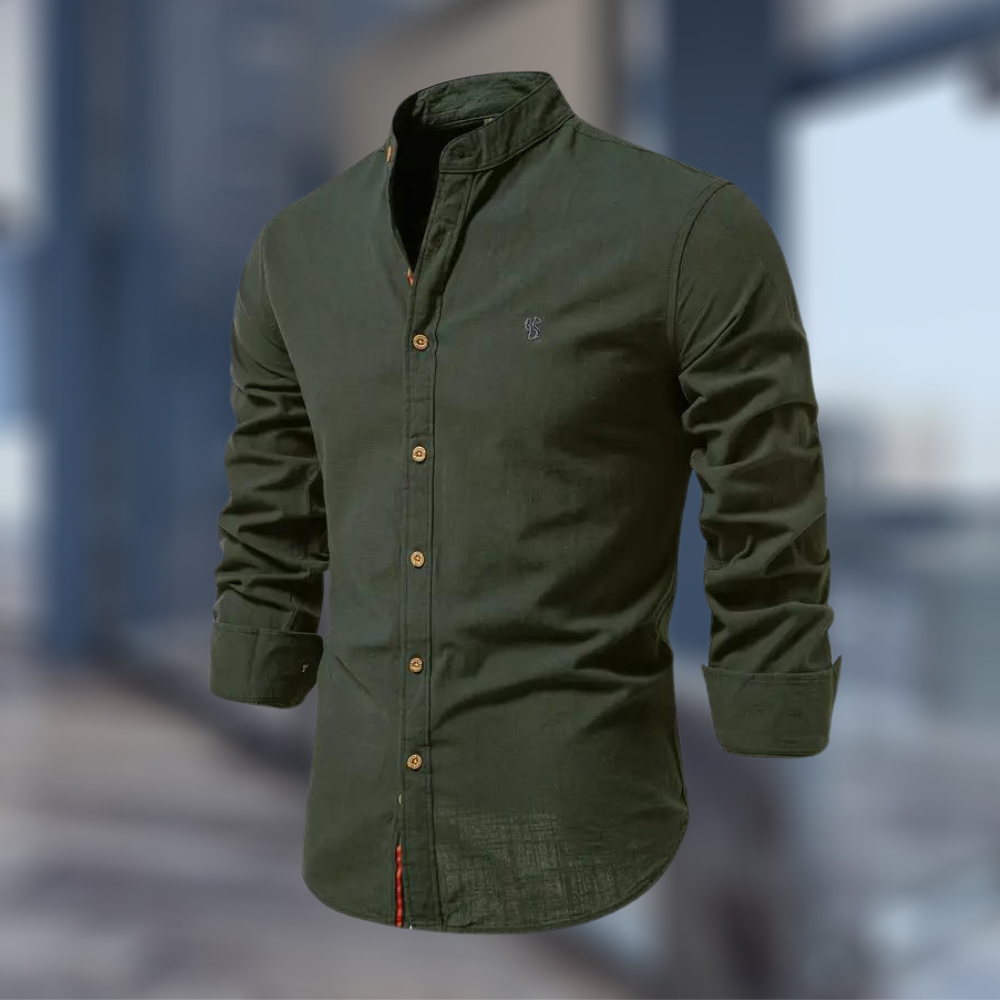 Trendy Poloshirt Met Lange Mouwen Voor Heren | Arthur