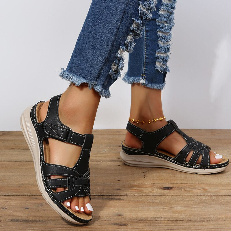 Wandelsandalen met Platformzool voor Dames | Tessa