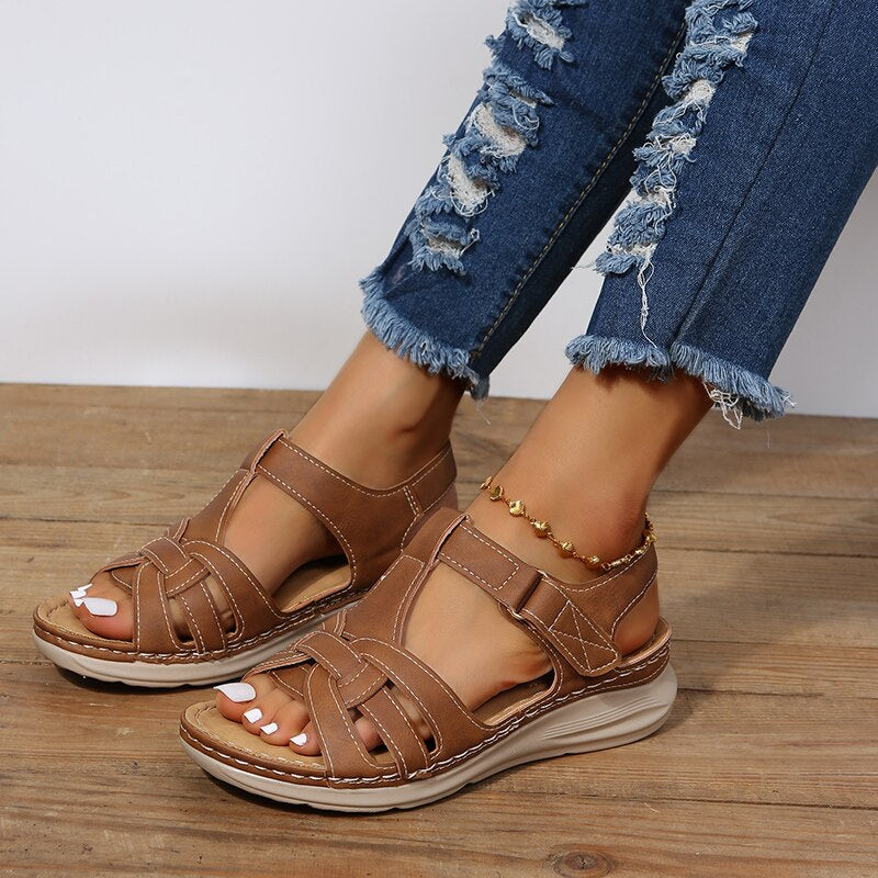Wandelsandalen met Platformzool voor Dames | Tessa