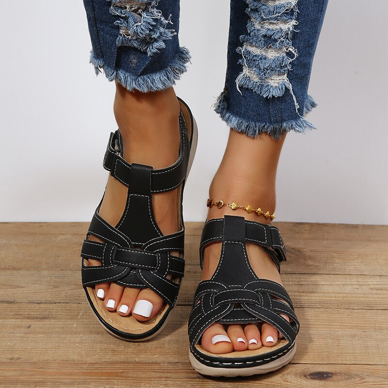 Wandelsandalen met Platformzool voor Dames | Tessa
