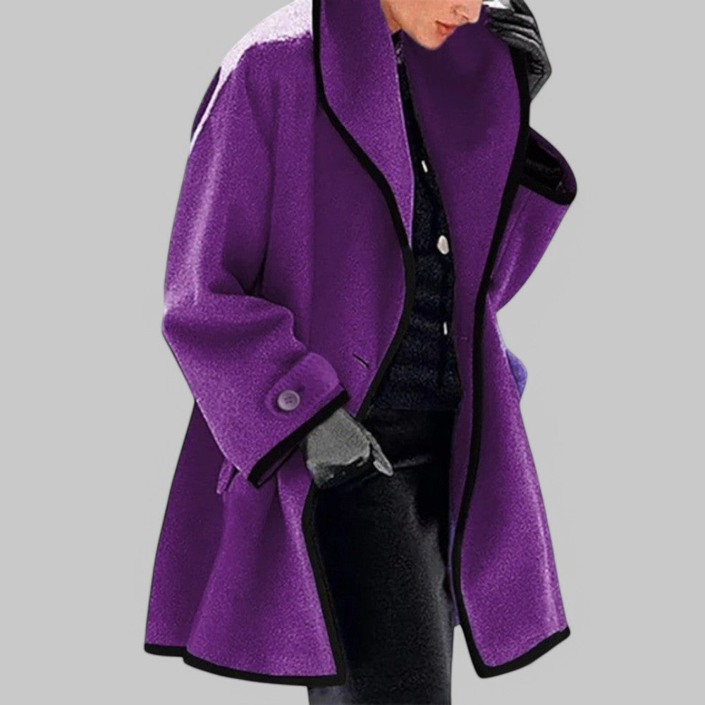 Winterjas met Knoopsluiting voor Dames | Andromeda